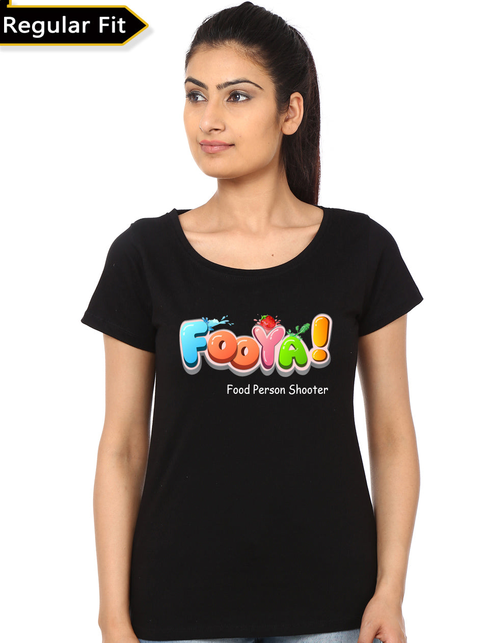 Fooya Black T-Shirt
