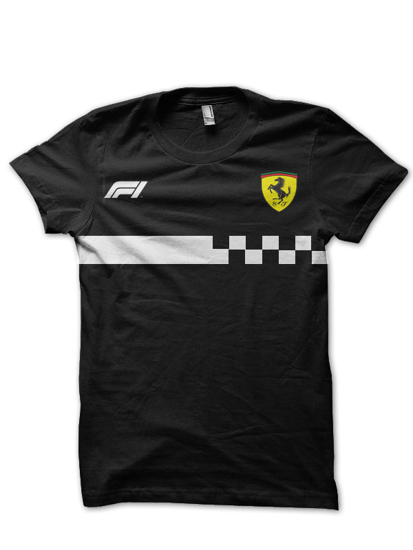 Formula 1 Scuderia Ferrari 2022 Black T-Shirt