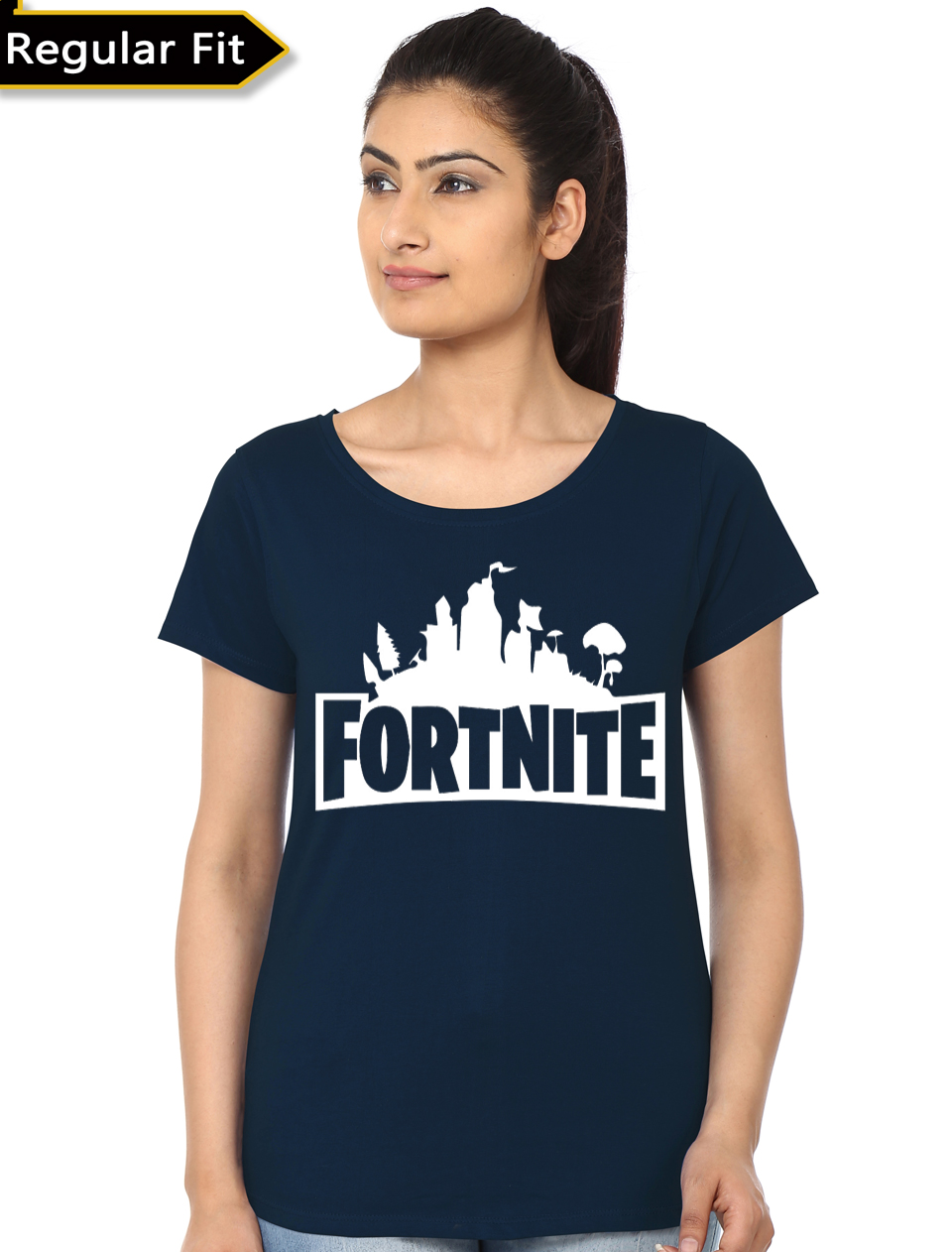 Fortnite Navy Blue Girl’s T-Shirt