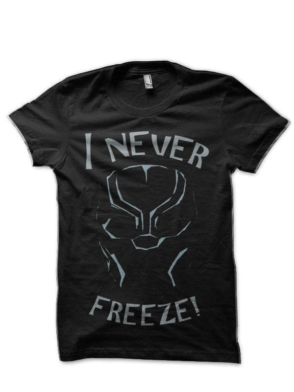 I Never Freeze Black T-Shirt