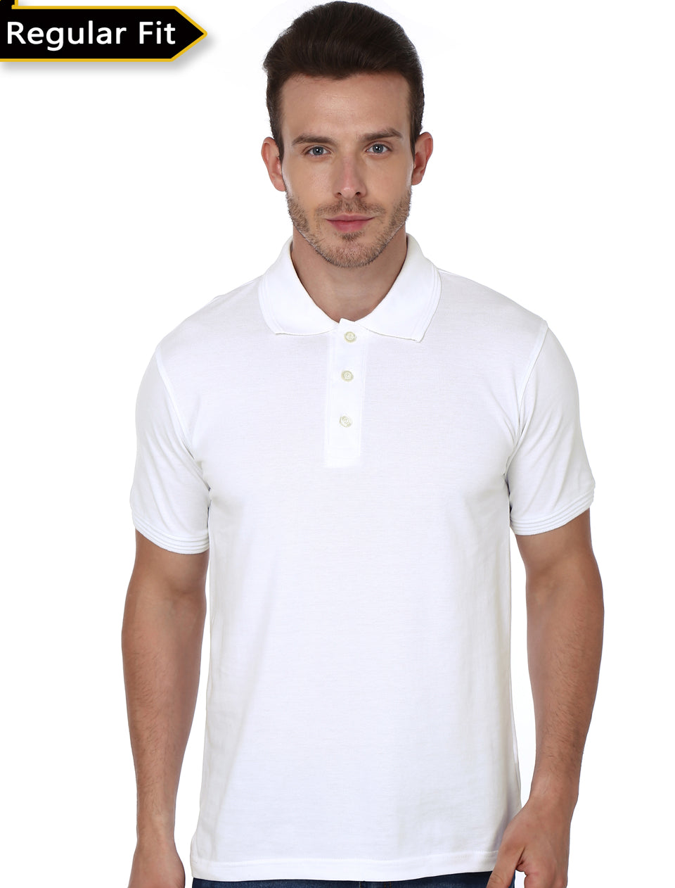 Plain Black Polo Tee