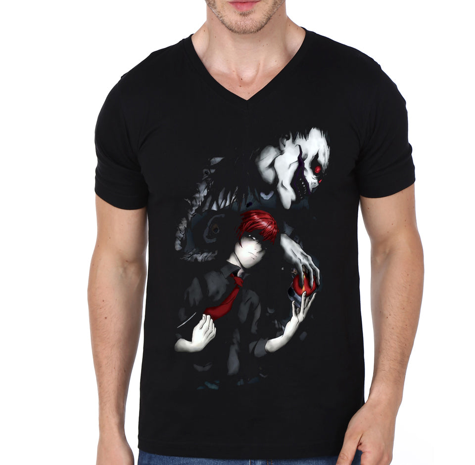 Death Note Black V Neck Tee