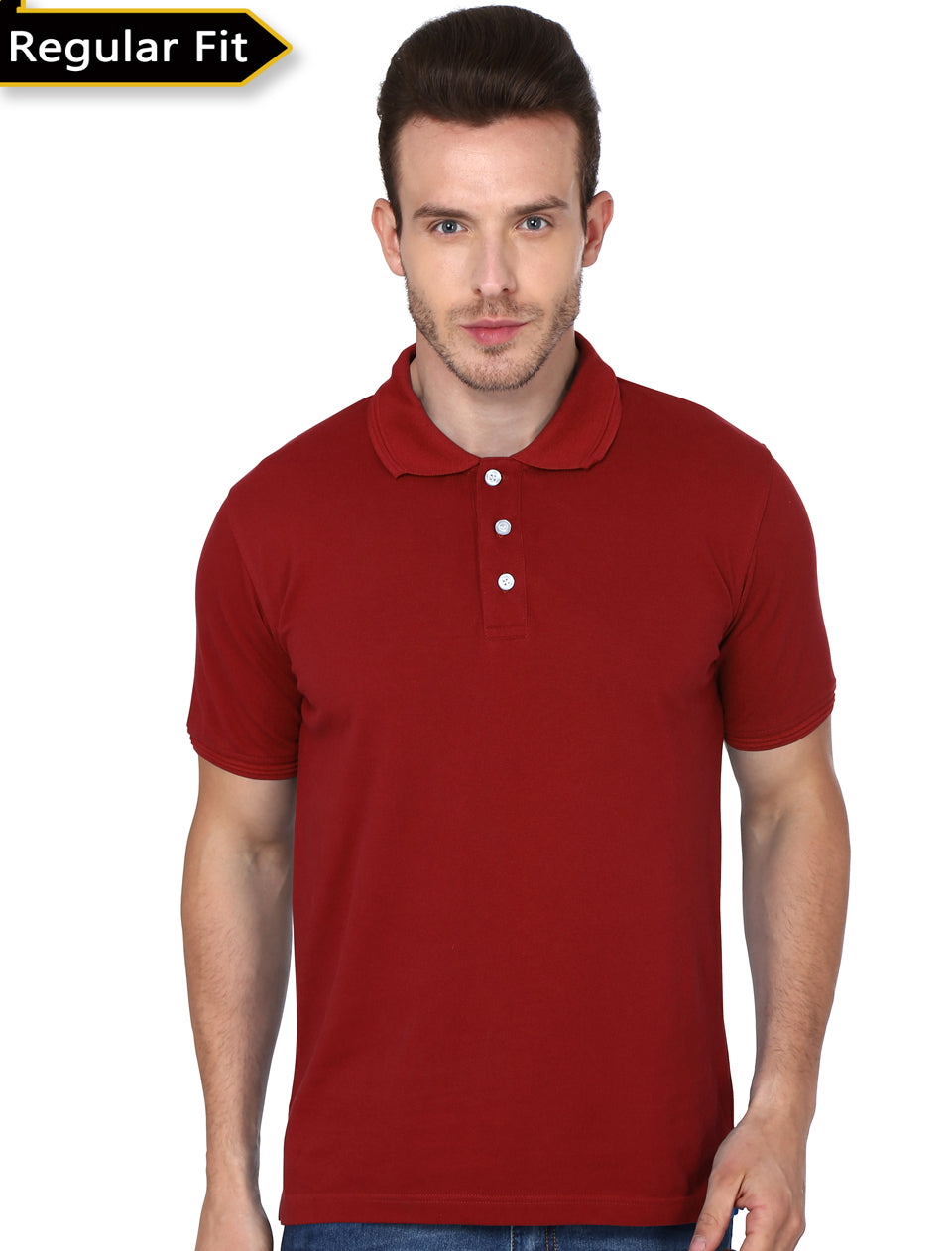 Plain Black Polo Tee