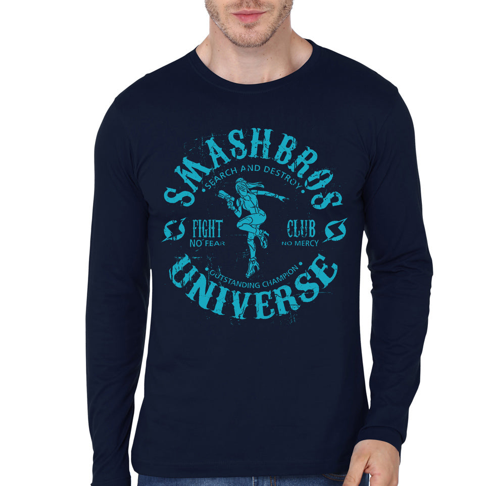 Fight Club Navy Blue Full Sleeve Tee
