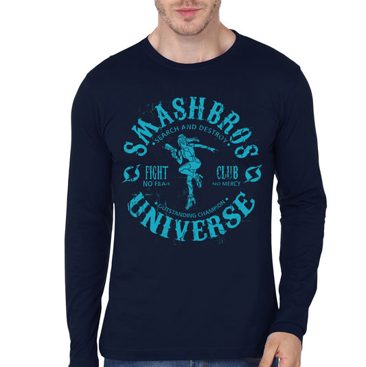 Fight Club Navy Blue Full Sleeve Tee