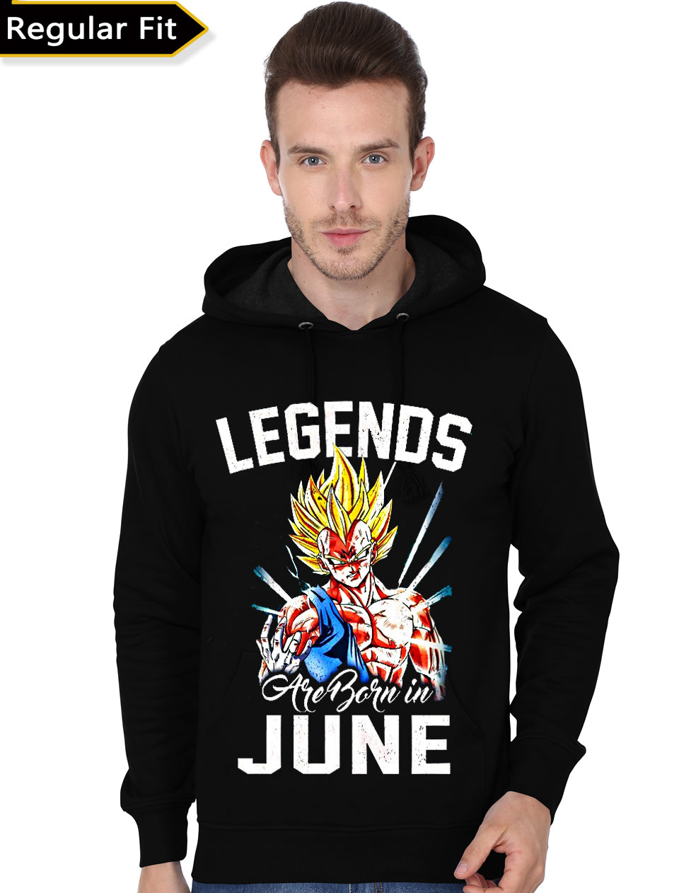 Legends Are Born In June Goku Black Hoodie