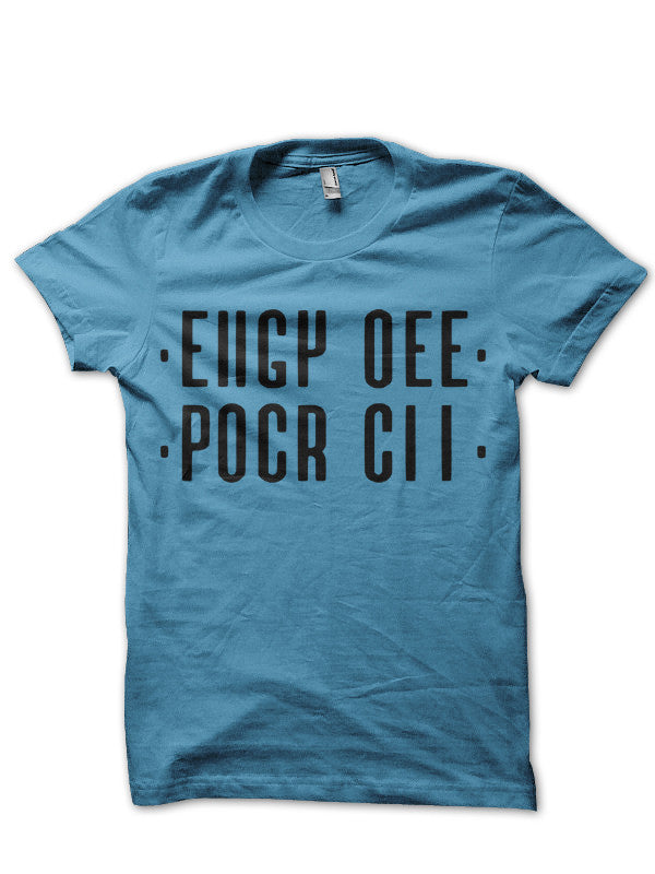 EIIGY OEE POCR CII (Fuck Off) Black T-Shirt
