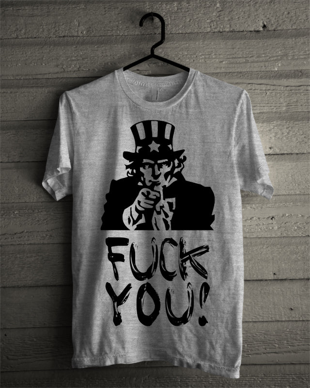 Fuck You Grey Tee (White Available)