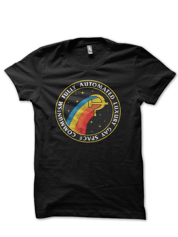 Fully Automated Luxury Gay Space Communism Half Sleeve T-Shirt