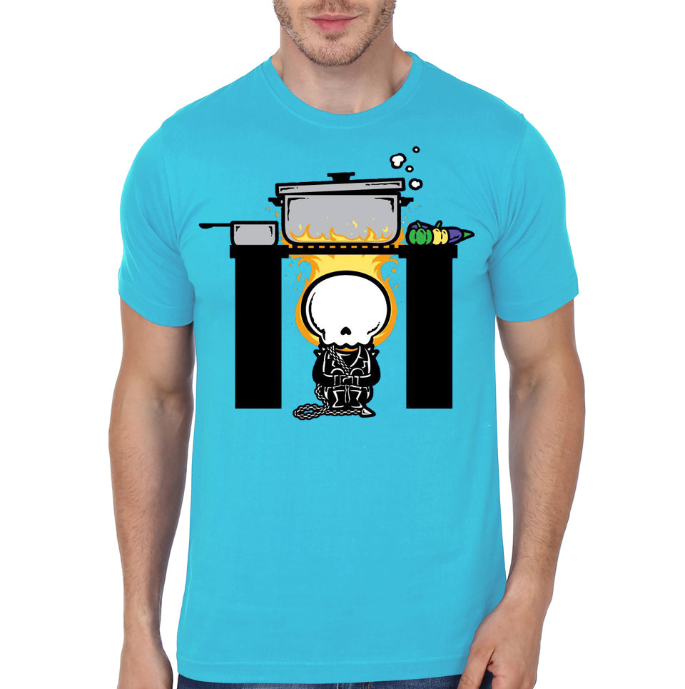 Ghost Cook Sky Blue Tee