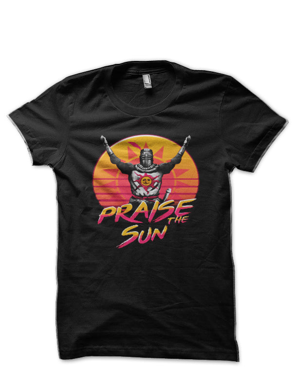 Praise the Sunset Wave Black T-Shirt