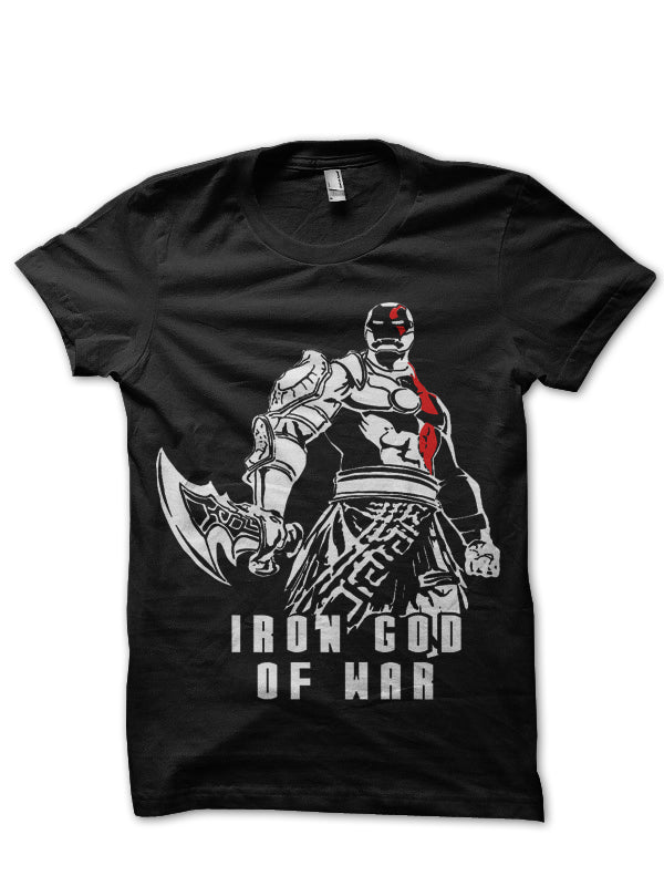 God Of Iron War Black Tee