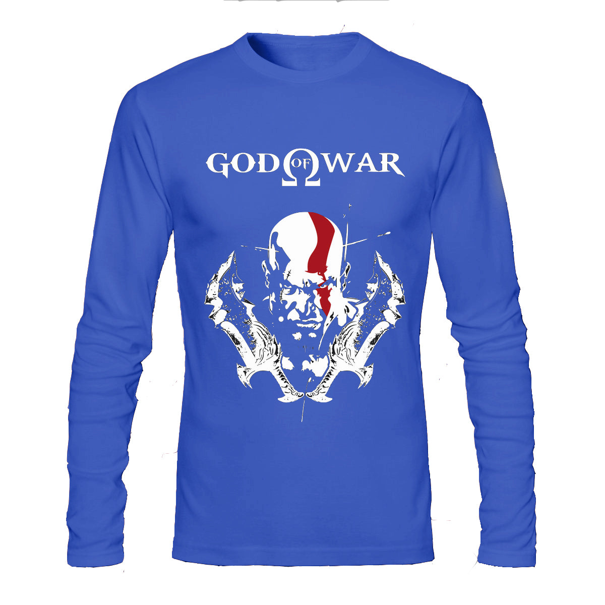 God of War Blue Full Sleeve Tee
