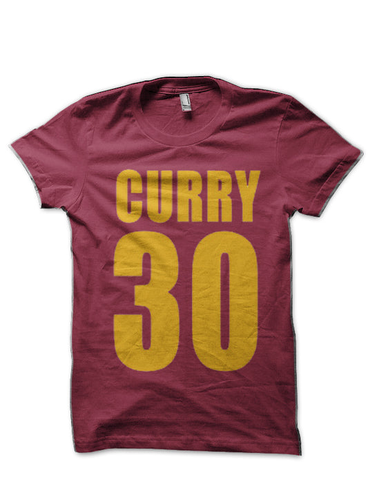 Basketball Player 30 Maroon T-Shirt