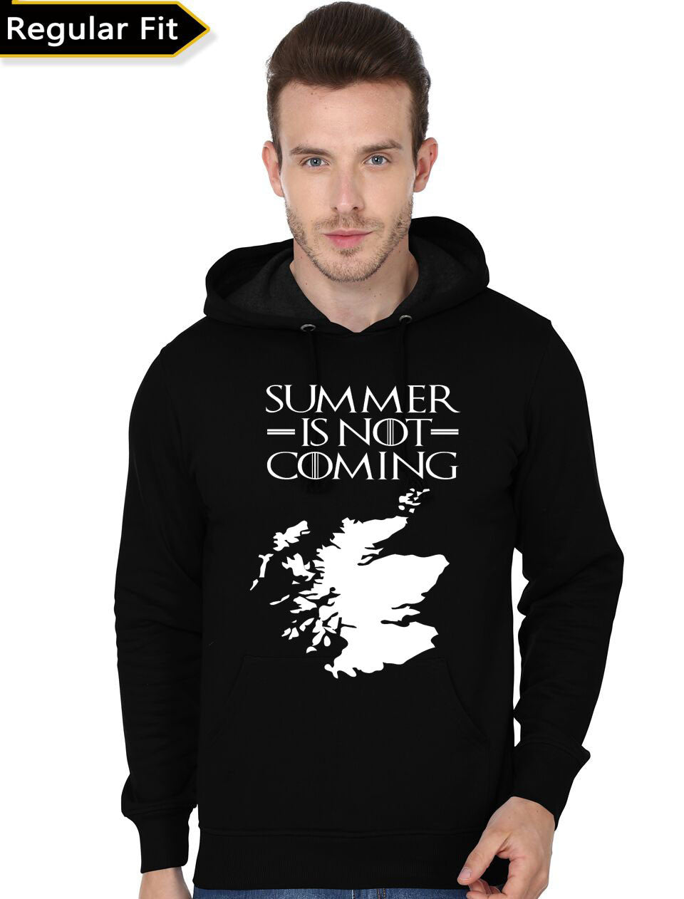“Summer is NOT coming” Black Hoodie