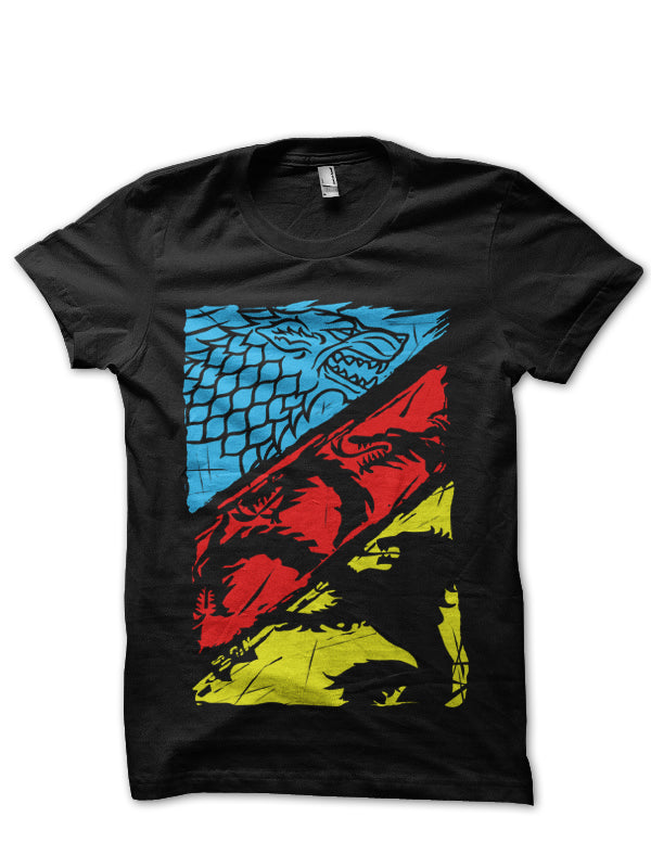 Greatest Houses Black T-Shirt