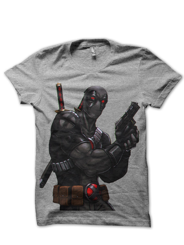Deadpool Grey Tee (Light Blue & White Available)