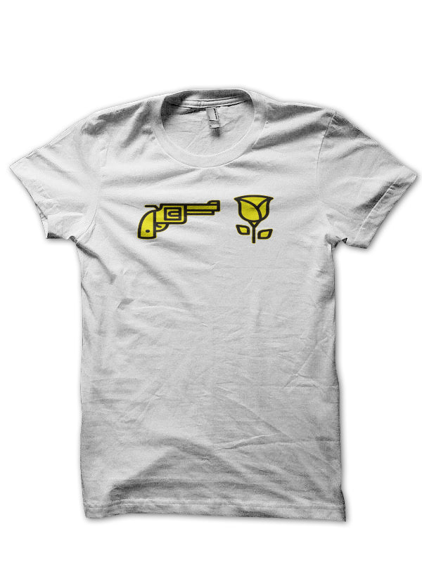 Guns N’ Roses White Half Sleeve T-Shirt