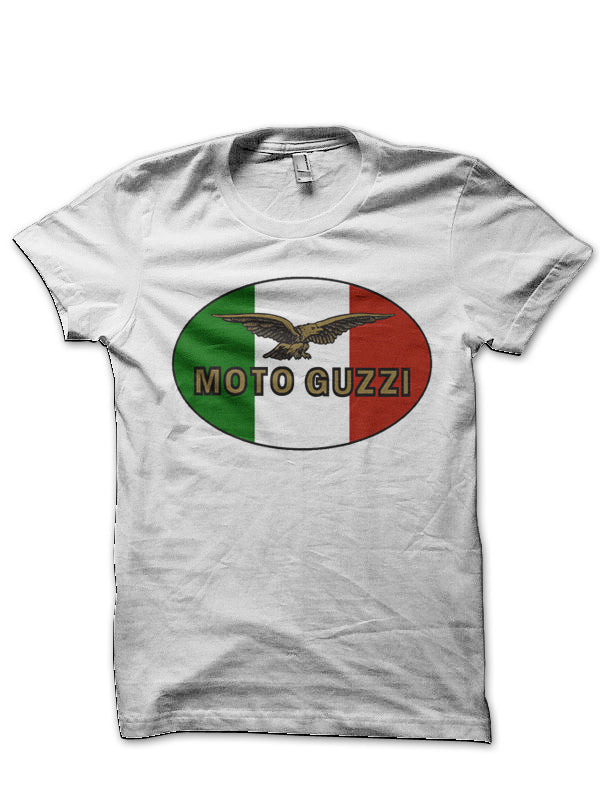 Moto Guzzi Italian Flag T-Shirt