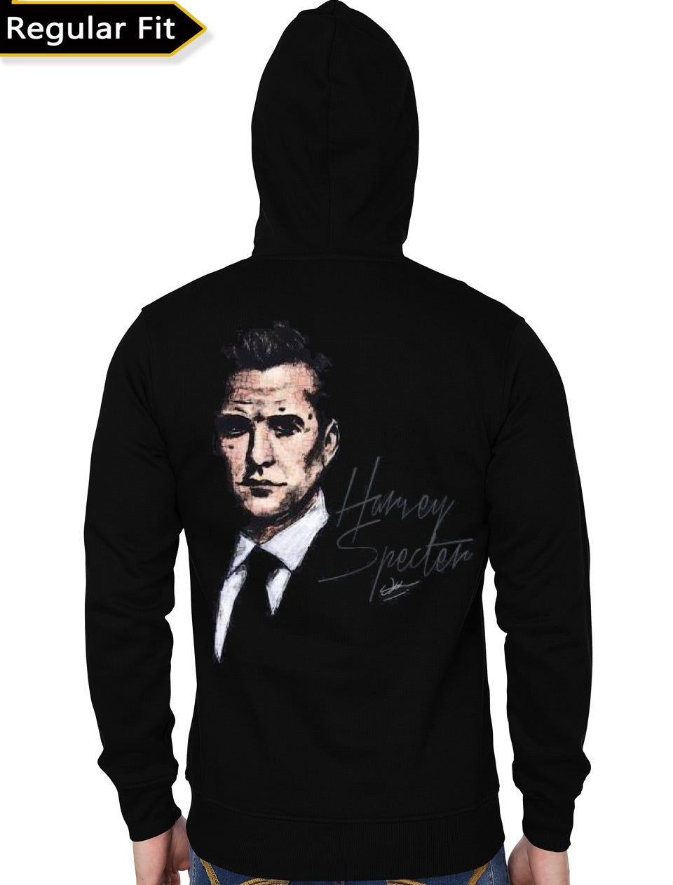 Suits Black Hoodie