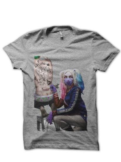 Harley Tattoo Artist Grey T-Shirt