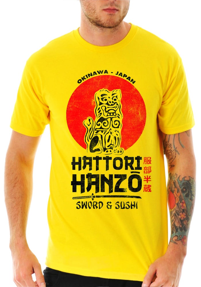 Hattori Hanzo Kill Bill Yellow T-Shirt