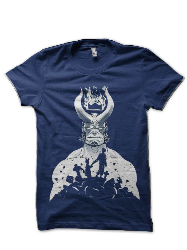 Hellboy Navy Blue T-Shirt