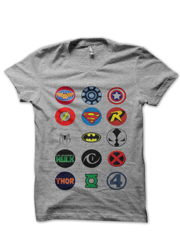 Heroes Inside Grey Tee