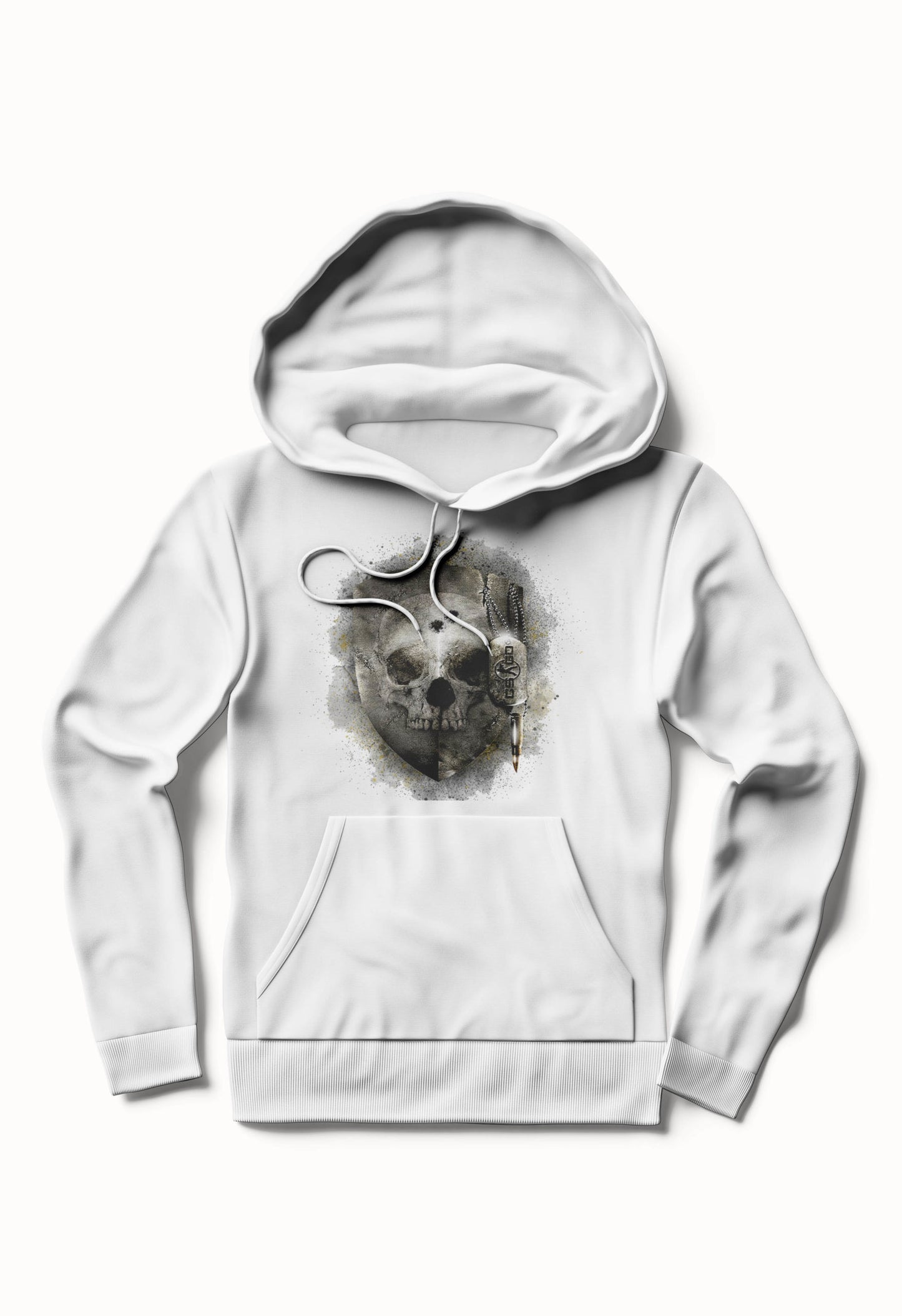 Counter Strike Shield White Hoodie