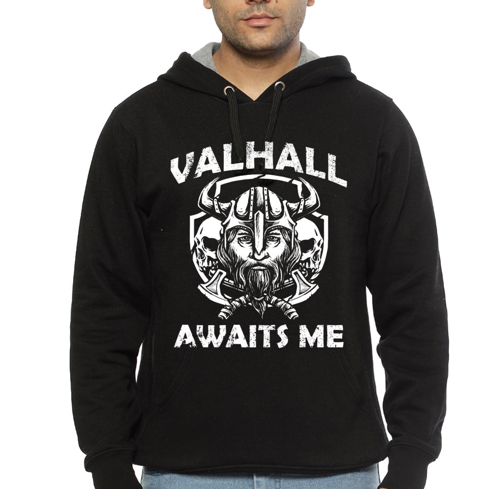 Viking Metal – Valhall Awaits Me Hoodie