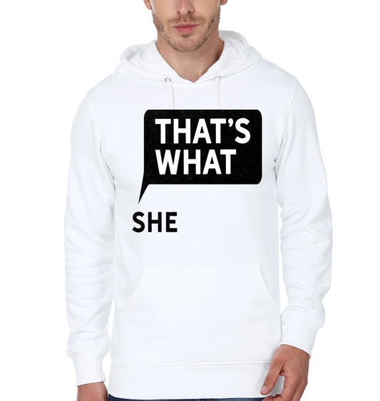 That’s What She Said Quote Box Funny Humor Joke Novelty White Hoodie