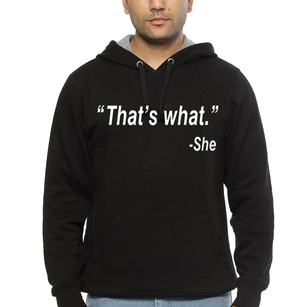 That’s What She Said Black Hoodie
