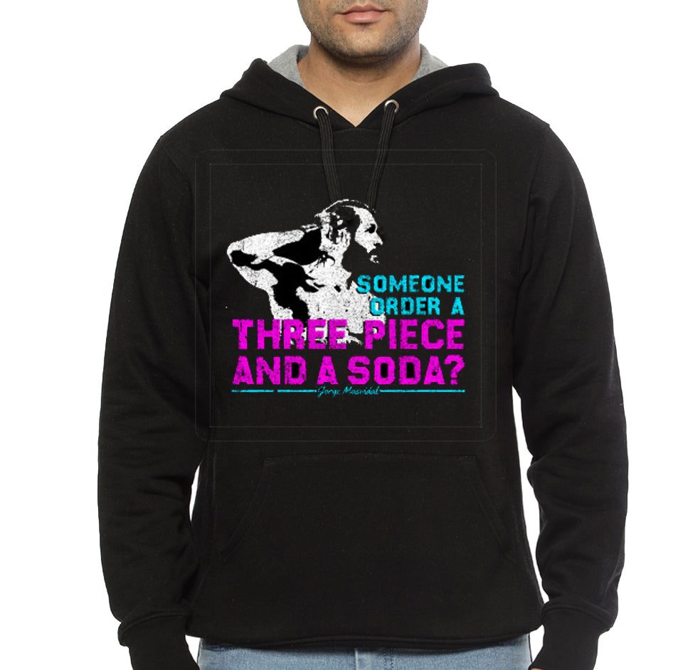 Three Piece And A Soda – Jorge Masvidal Black Hoodie