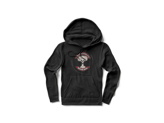 Front & Back Print Tee (Podcast Cover/Acolytes of Apocalypse) Black Hoodie