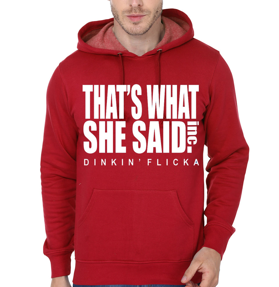 THAT’S WHAT SHE SAID Red Hoodie