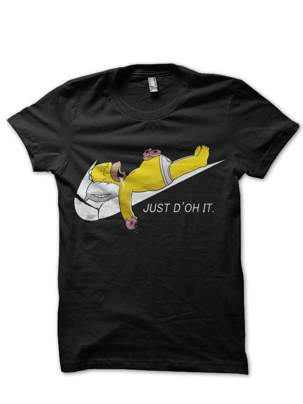 Homer Simpsons Do It Black T-Shirt