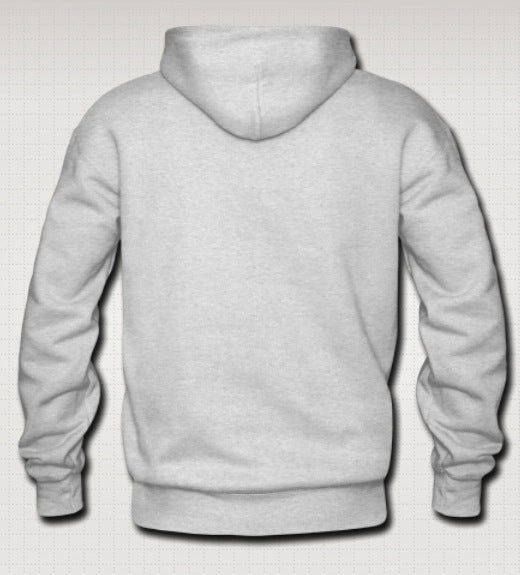 Plain Ash Grey Hoodie