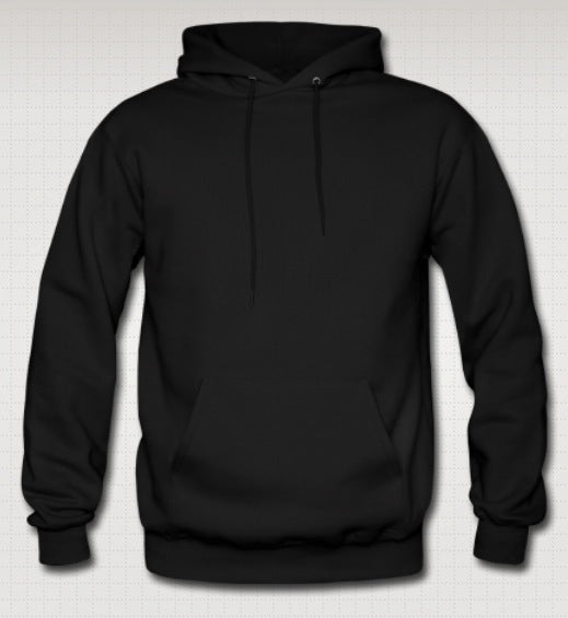 Vintage Black Hooded Sweatshirt