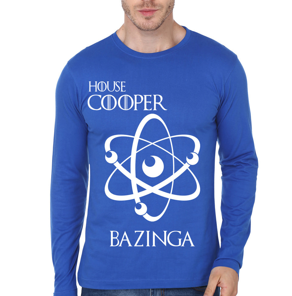 House Cooper Blue Full Sleeve Tee (Dark Blue Available)