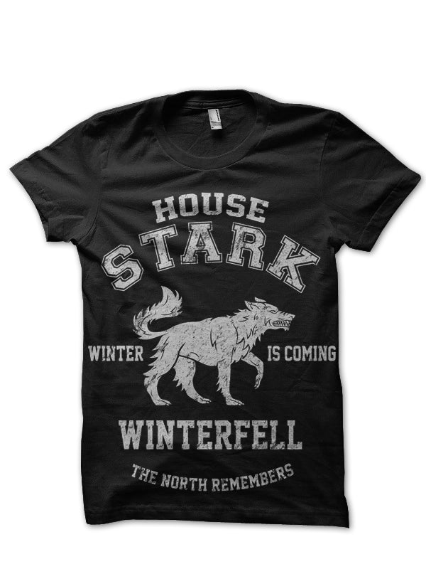 House Stark Black Tee