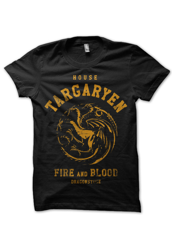 House Targaryen Black Tee