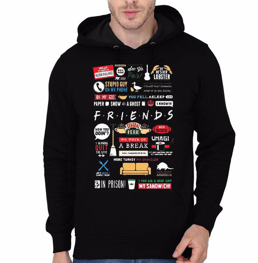 Friends Black Hooded Sweatshirt