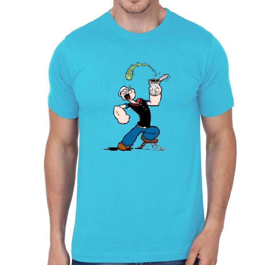 Popeye Light Blue T-Shirt