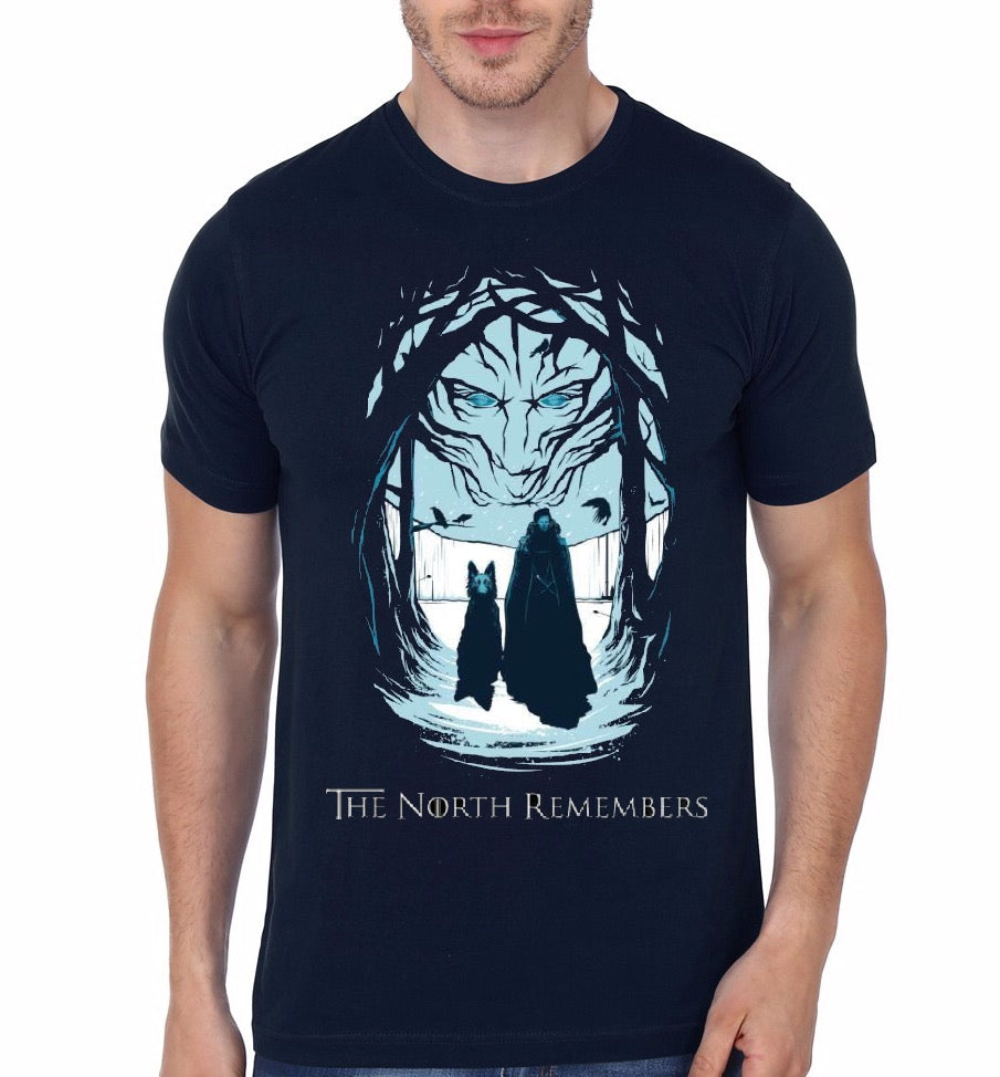 The North Remembers Navy Blue T-Shirt