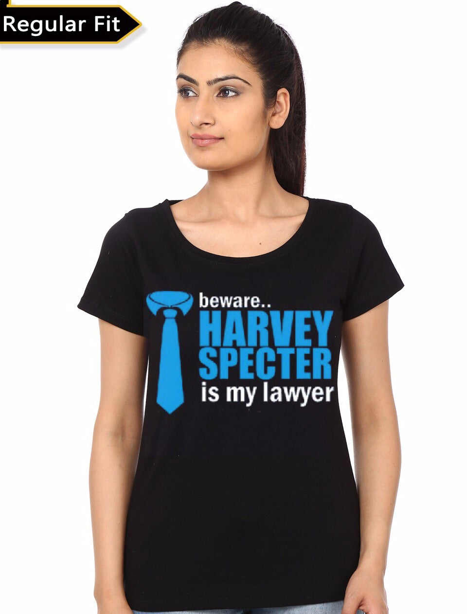 Harvey Specter My Lawyer Black Tee