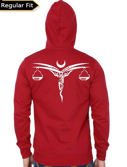 Libra Red Hoodie