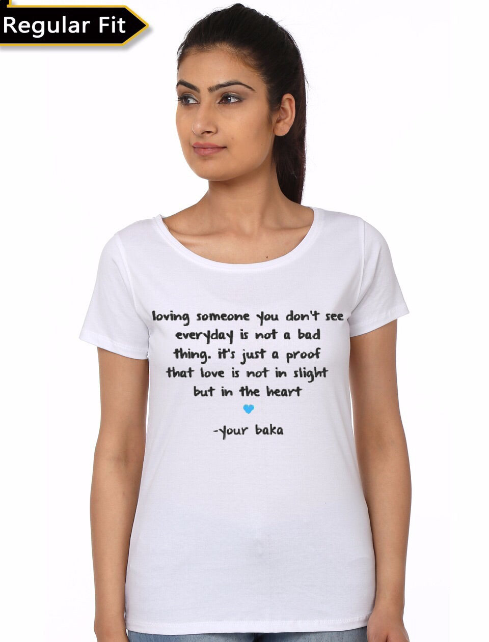 Quote White Girl’s T-Shirt