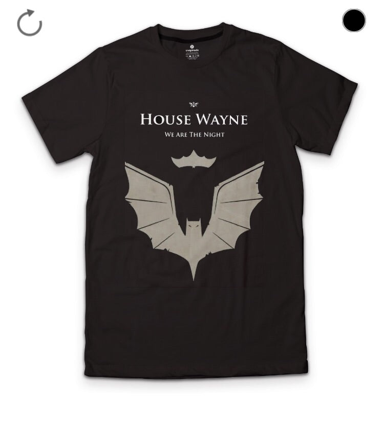 House Wayne Black T-Shirt