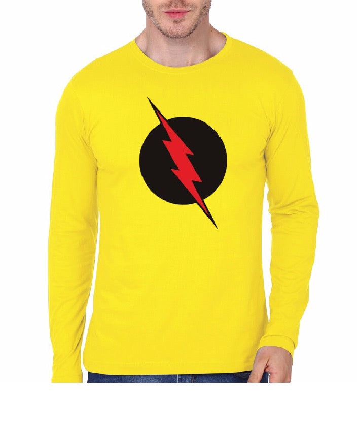 Reverse Flash Yellow Full Sleeve T-Shirt