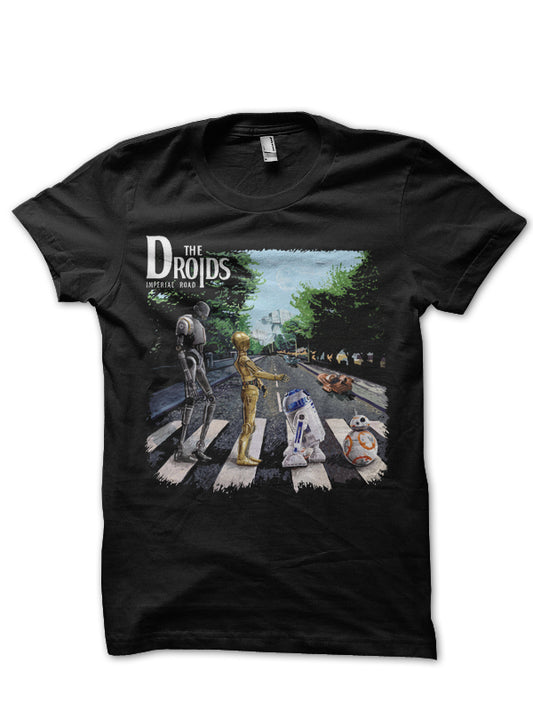 Droids Black T-Shirt